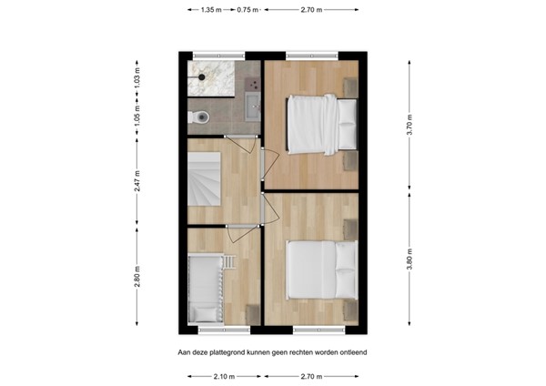 Floorplan - Stadsweide 23, 4521 BC Biervliet
